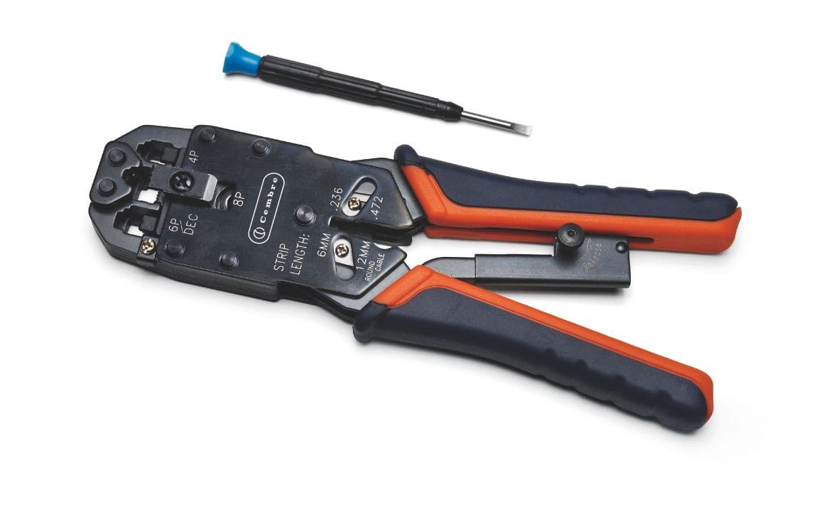 Cembre - Pince a sertir les connecteurs RJ11/RJ12/RJ14/RJ22/RJ45
