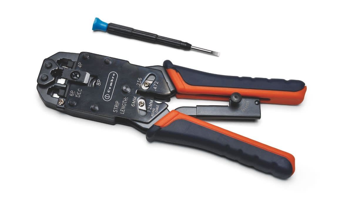 Cembre - Pince a sertir les connecteurs RJ11/RJ12/RJ14/RJ22/RJ45