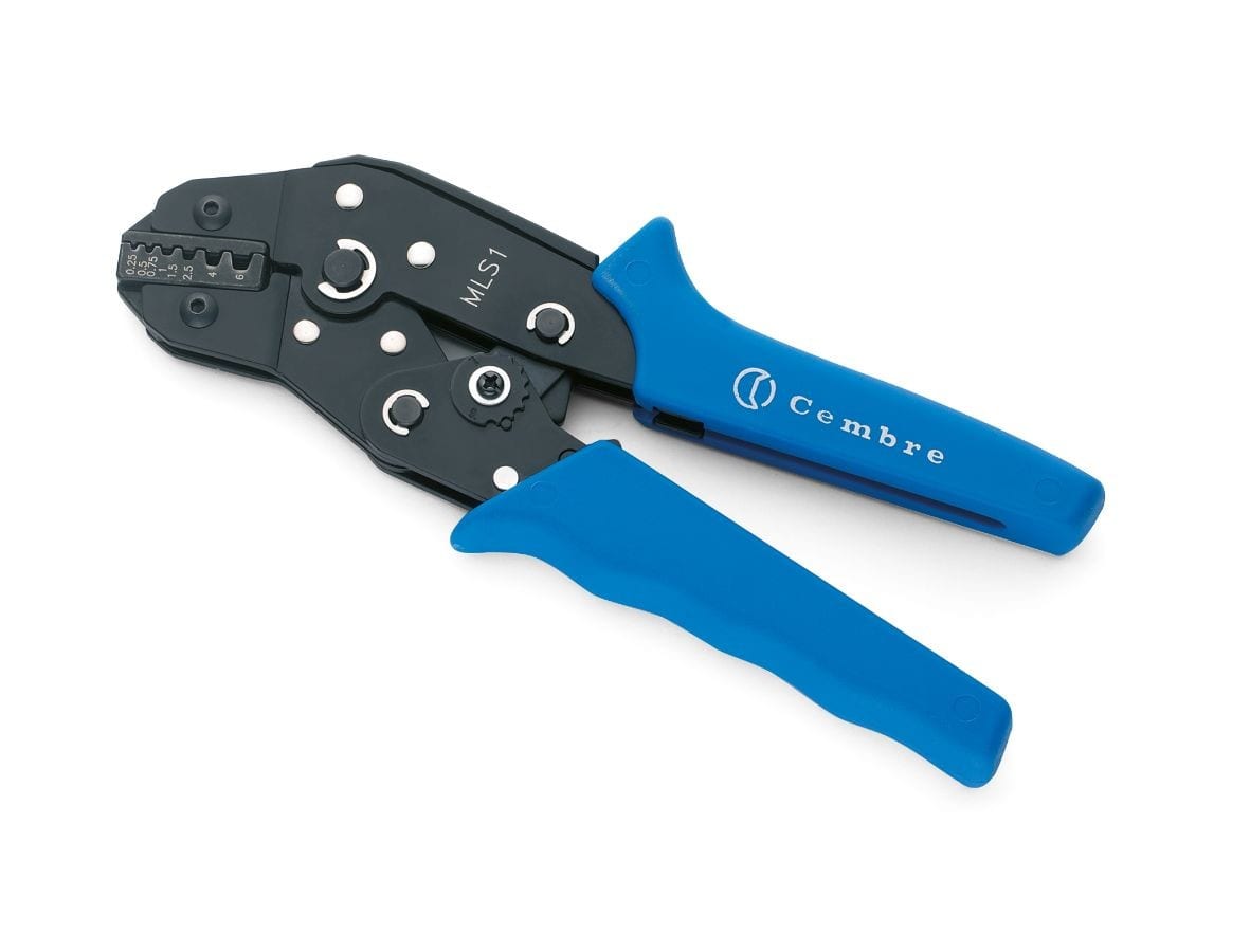 Cembre - Pince a sertir les embouts de câblage (0,25 à 6 mm²)