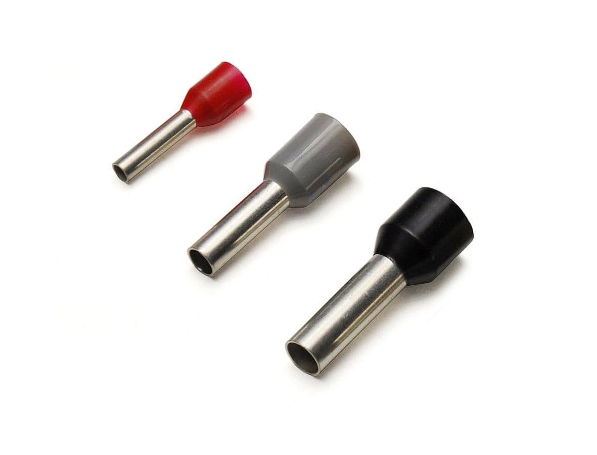 Cembre - Embout de câblage 2,5 mm² simple longueur 12 mm gris