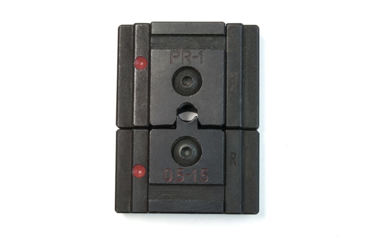 Cembre - Matrice presse PNB1 pour cosses préisolées rouges (0,25 à 1,5 mm²)