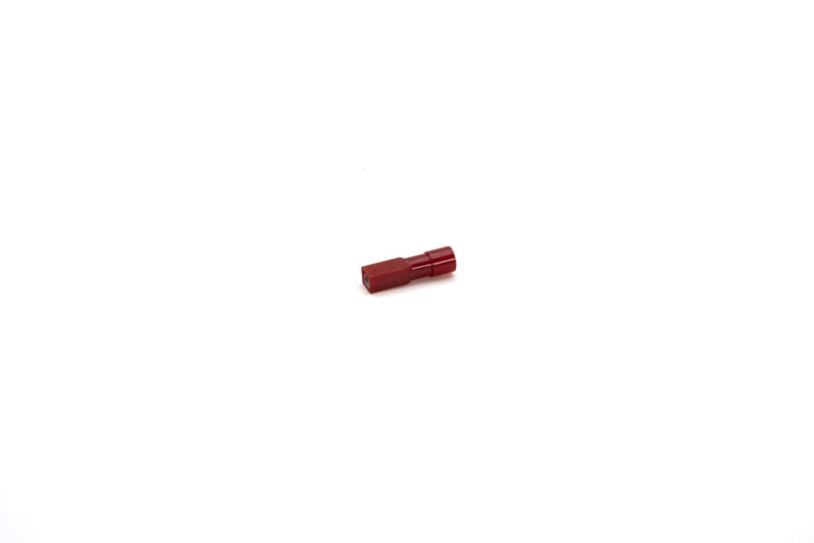Cembre - Clip femelle complètement isolé rouge (0,25 à 1,5 mm²) - 2,8 X 0,5 mm