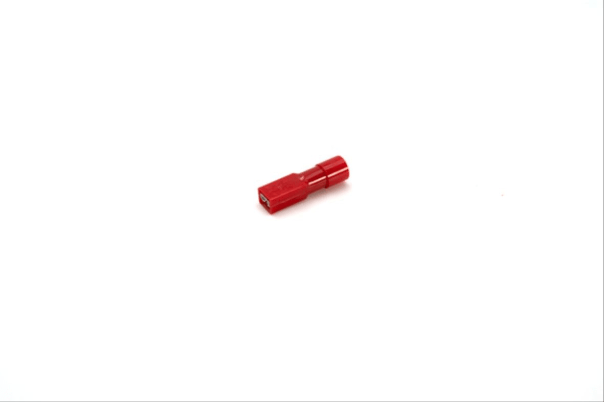 Cembre - Clip femelle complètement isolé rouge (0,25 à 1,5 mm²) - 2,8 X 0,8 mm