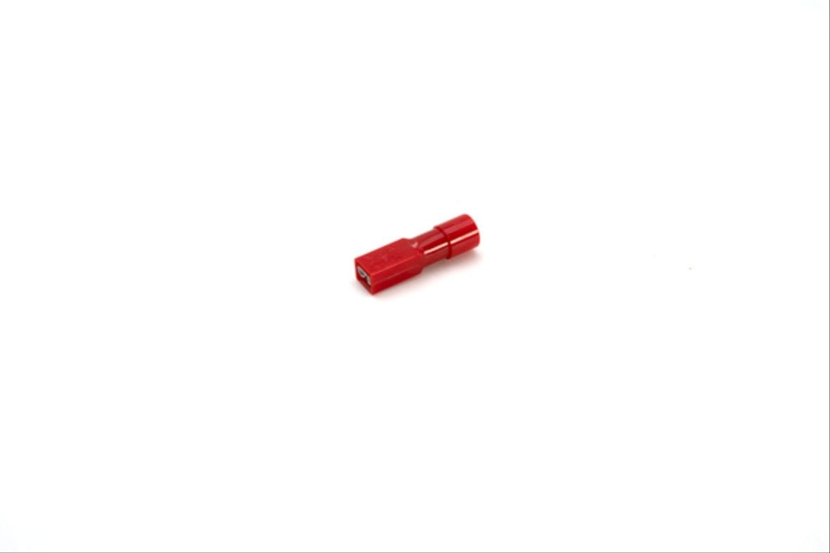 Cembre - Clip femelle complètement isolé rouge (0,25 à 1,5 mm²) - 2,8 X 0,8 mm