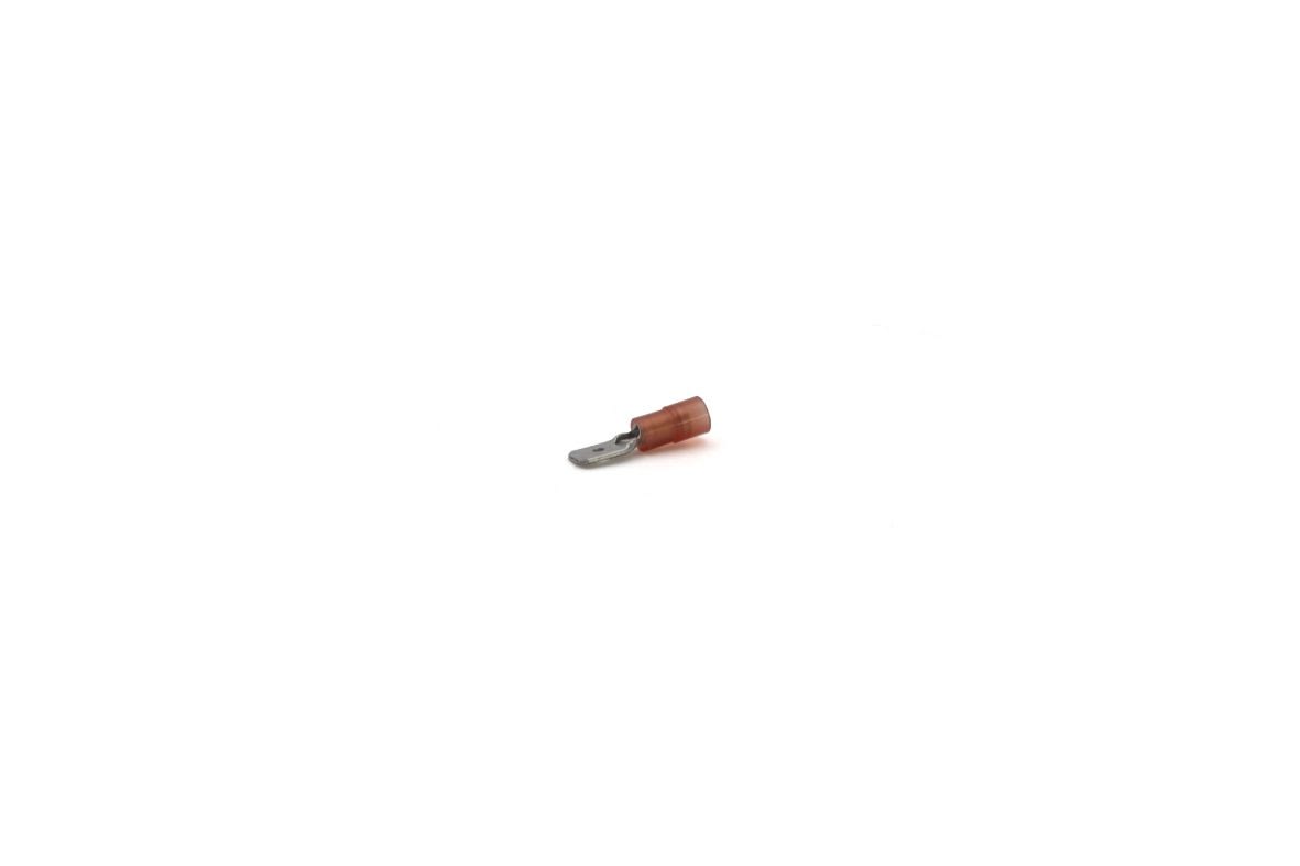 Cembre - Clip partiellement isolé mâle rouge renforcé (0,25 à 1,5 mm²) - 6,3 x 0,8 mm