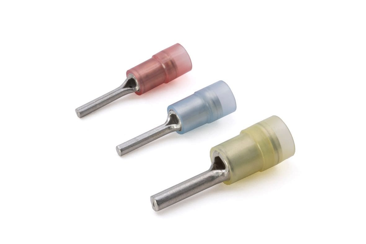 Cembre - Cosse préisolée renforcée à embout rond rouge (0,25 à 1,5 mm²) - L 8 mm