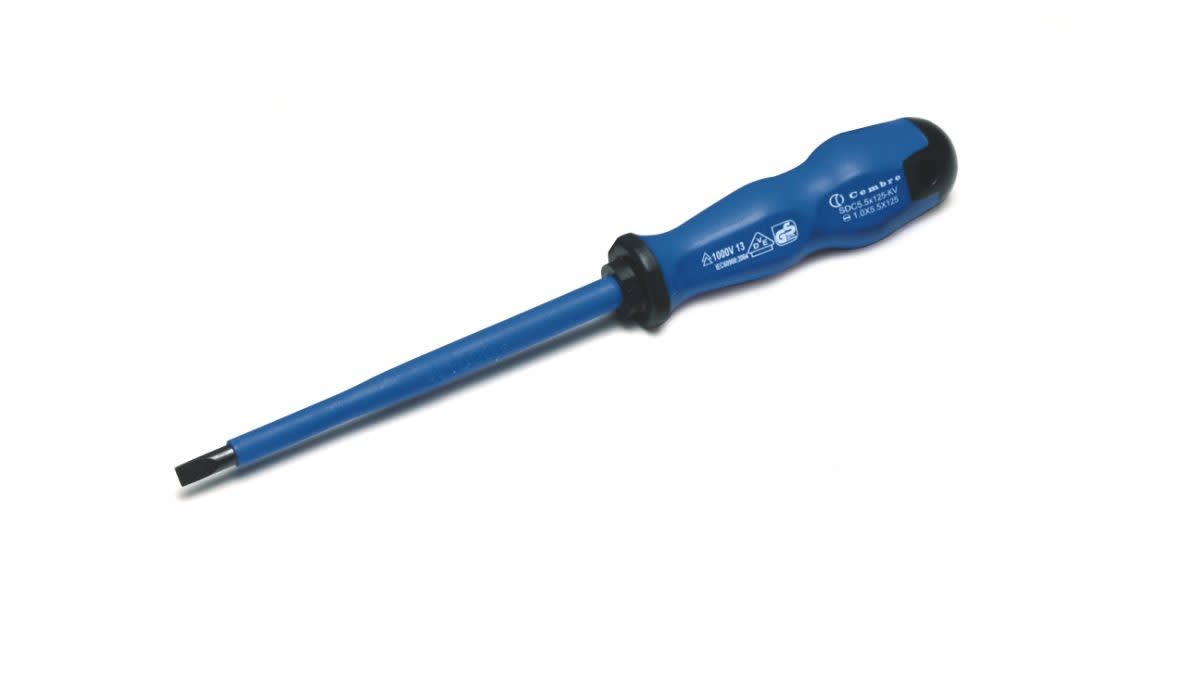 Cembre - Tournevis isolé 1000V plat 5,5 x 230 mm