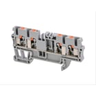 Cembre - Bloc de jonction push-in 2,5 mm² gris 4 connexions