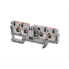 Cembre - Bloc de jonction push-in 4 mm² gris 4 connexions