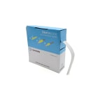 Cembre - Gaine thermo 2:1 en cassette 12,7 mm av. rétreint L 10 m blanche