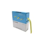 Cembre - Gaine thermo 2:1 en cassette 12,7 mm av. rétreint L 10 m vert/jaune