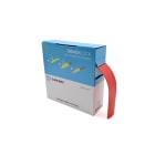 Cembre - Gaine thermo 2:1 en cassette 25,4 mm av. rétreint L 5 m rouge