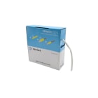 Cembre - Gaine thermo 2:1 en cassette 6,4 mm av. rétreint L 10 m blanche