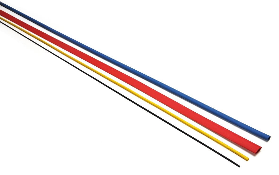 Cembre - Gaine thermo en barre de 1,22 m 1,6 mm av. rétreint rouge