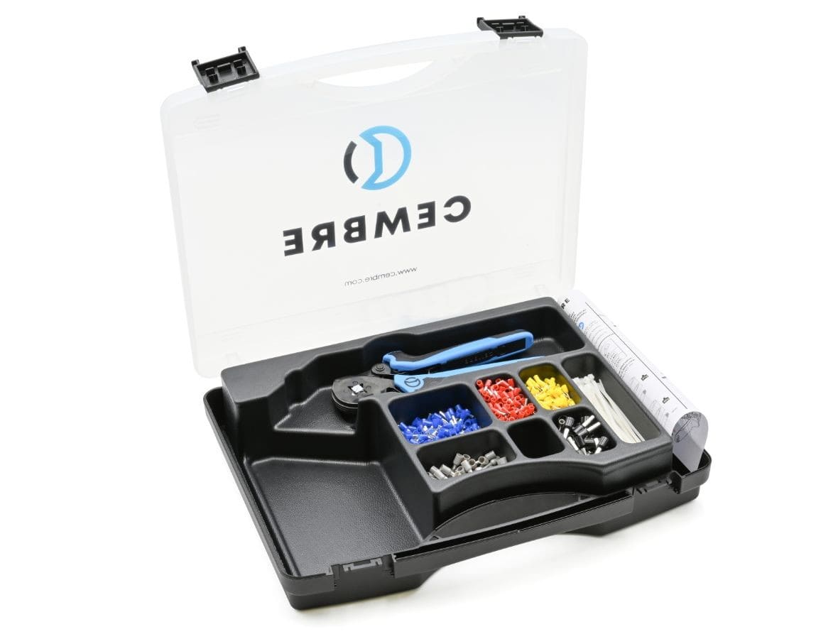 Cembre - Coffret d'embouts de câblage PKC avec pince ZKE610N