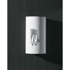 Sedap Atelier - APPLIQUE 1810 2CHATS PEINT BLANC MAT INCANDESCENT