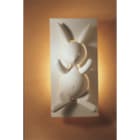 Sedap Atelier - APPLIQUE 1813 LAPIN PEINT BLANC MAT G9