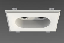 Sedap Atelier - SPOT ENCASTRE TIQAL DOUBLE LED 230V 2700K SPOT BLANC