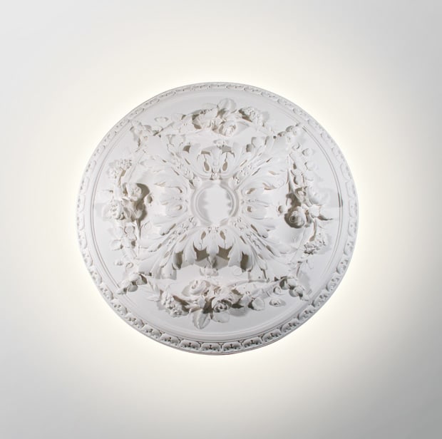 Sedap Atelier - ROSACE 62 PLATRE NATUREL