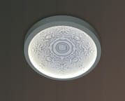 Sedap Atelier - COUPOLE-75 STYLE PLATRE NATUREL LED IRC80 3000K DIMMABLE DALI