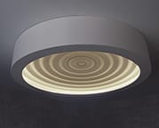 Sedap Atelier - COUPOLE-75 GOUTTE PLATRE NATUREL LED IRC80 3000K