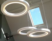 Sedap Atelier - SUSPENSION ANNEAU-100 PLATRE NATUREL LED IRC80 2700K DIMMABLE 1-10V