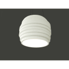 Sedap Atelier - SUSPENSION RUCHE LED PM PEINT BLANC MAT DIMMABLE PUSHDIM