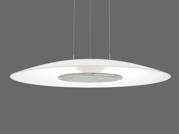 Sedap Atelier - SUSPENSION ASTRE LED PEINT BLANC MAT