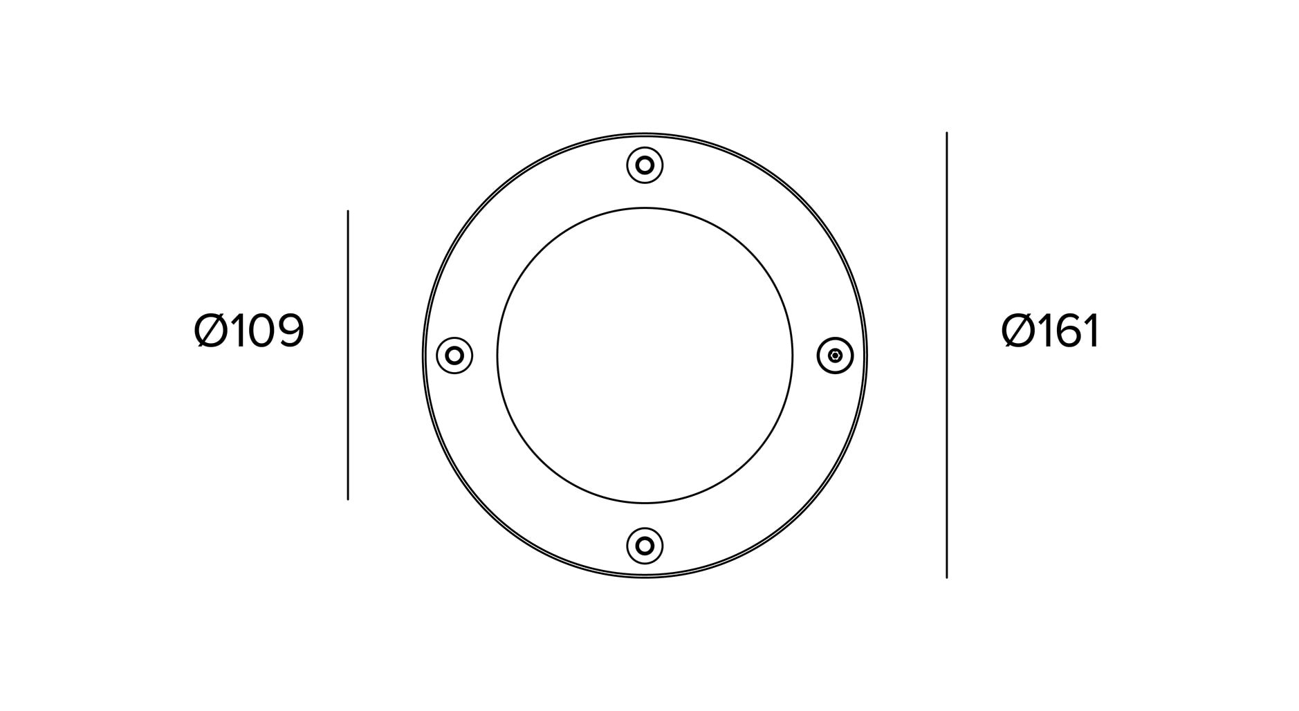 Targetti - KEPLERO MINI ROUND RING STAIN. ANTISLIP