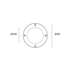 Targetti - KEPLERO MINI ROUND RING STAIN. ANTISLIP