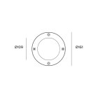 Targetti - KEPLERO MINI ROUND RING STAIN. ANTISLIP