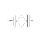 Targetti - KEPLERO MINI SQUARE RING STAINLESS STL