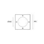 Targetti - KEPLERO MINI SQUARE RING STAINLESS STL