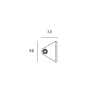 Targetti - JEDI LIN PRJ ACC WALL MOUNTING BRACKET S