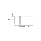 Targetti - JEDI LIN PRJ ACC HIDING PLATE L600