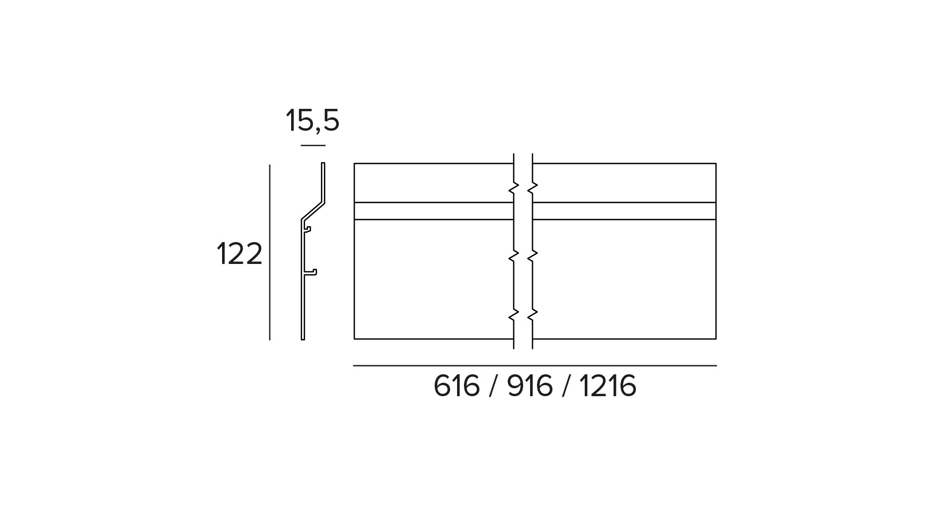 Targetti - LIN PRJ ACC HIDING PLATE ANTIGLARE L1200