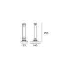 Targetti - PYROS LONG MOUNTING BRACKET FERRITE
