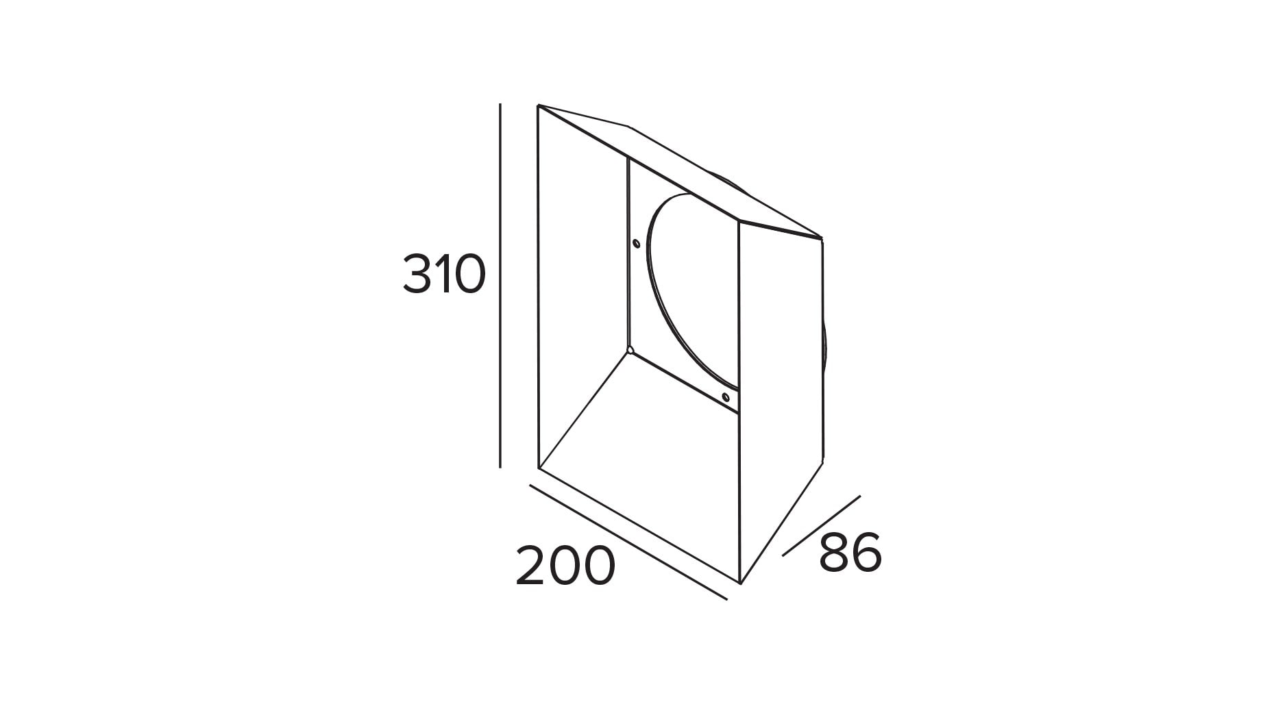 Targetti - PYROS BARN DOOR FIXED FLAPS