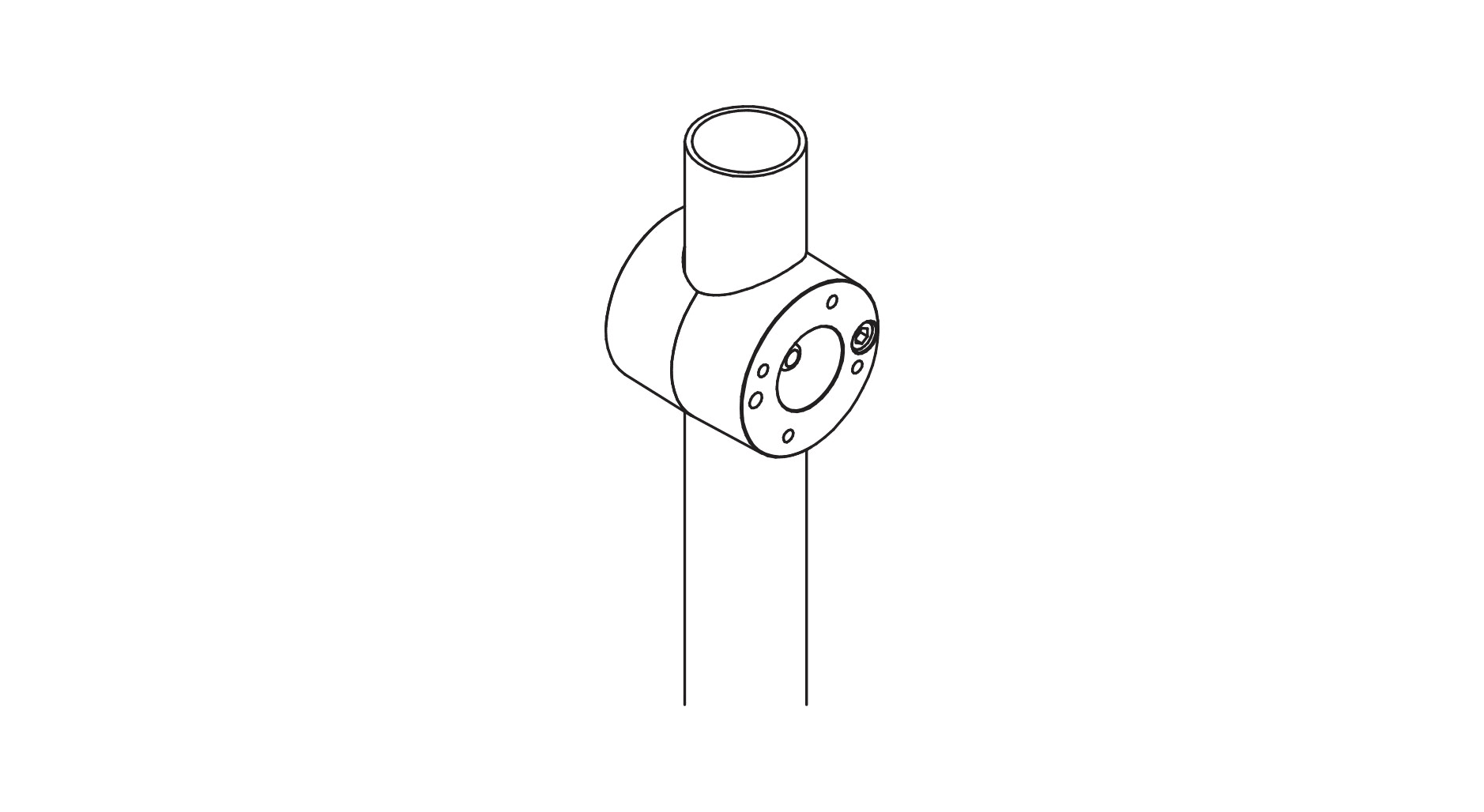 Targetti - POLE BRACKET (POLE D 60MM)