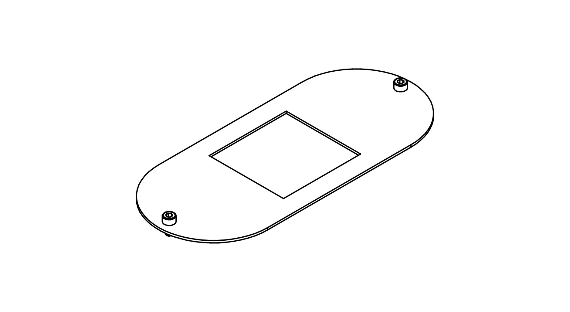 Targetti - STILO WALL-CEILING FRAME LOUVRE FERRITE