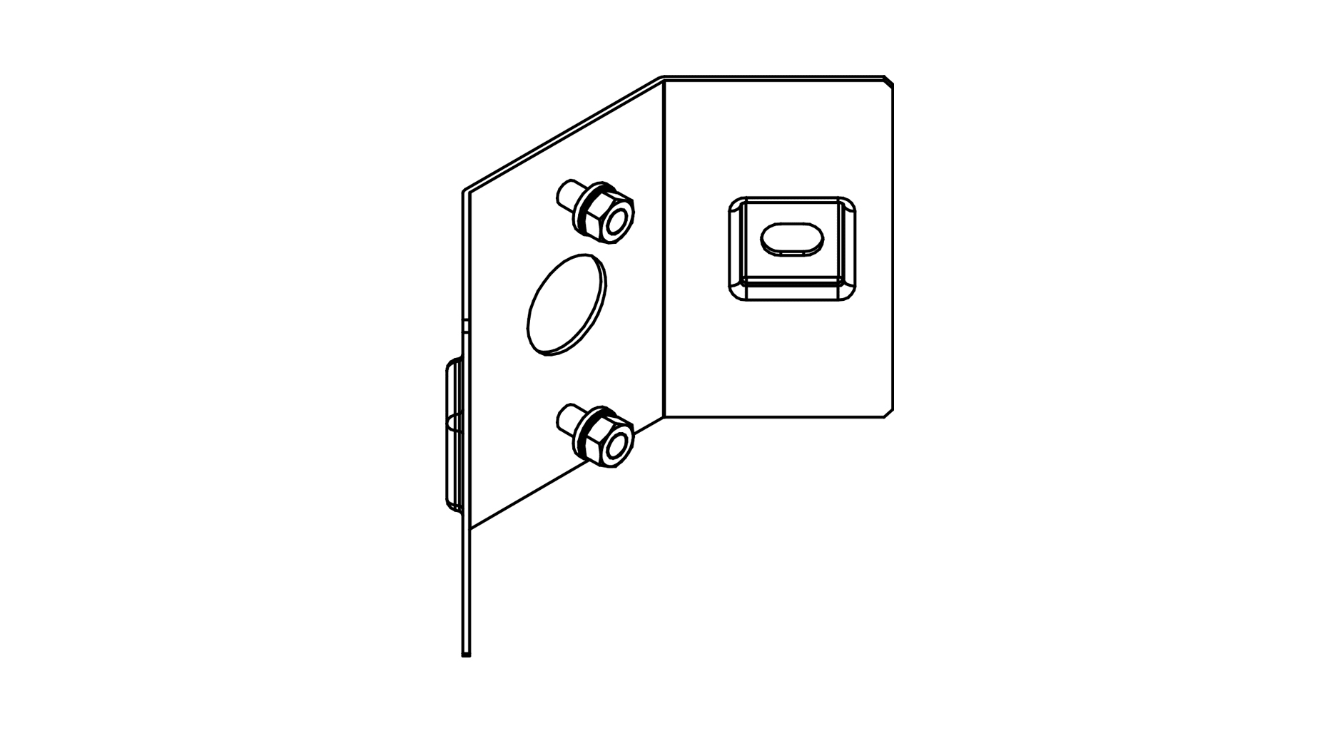 Targetti - STILO WALL ACC CORNER BRACKET FERRITE
