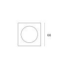 Targetti - FILTER HOLDER DART SMALL FERRITE GREY