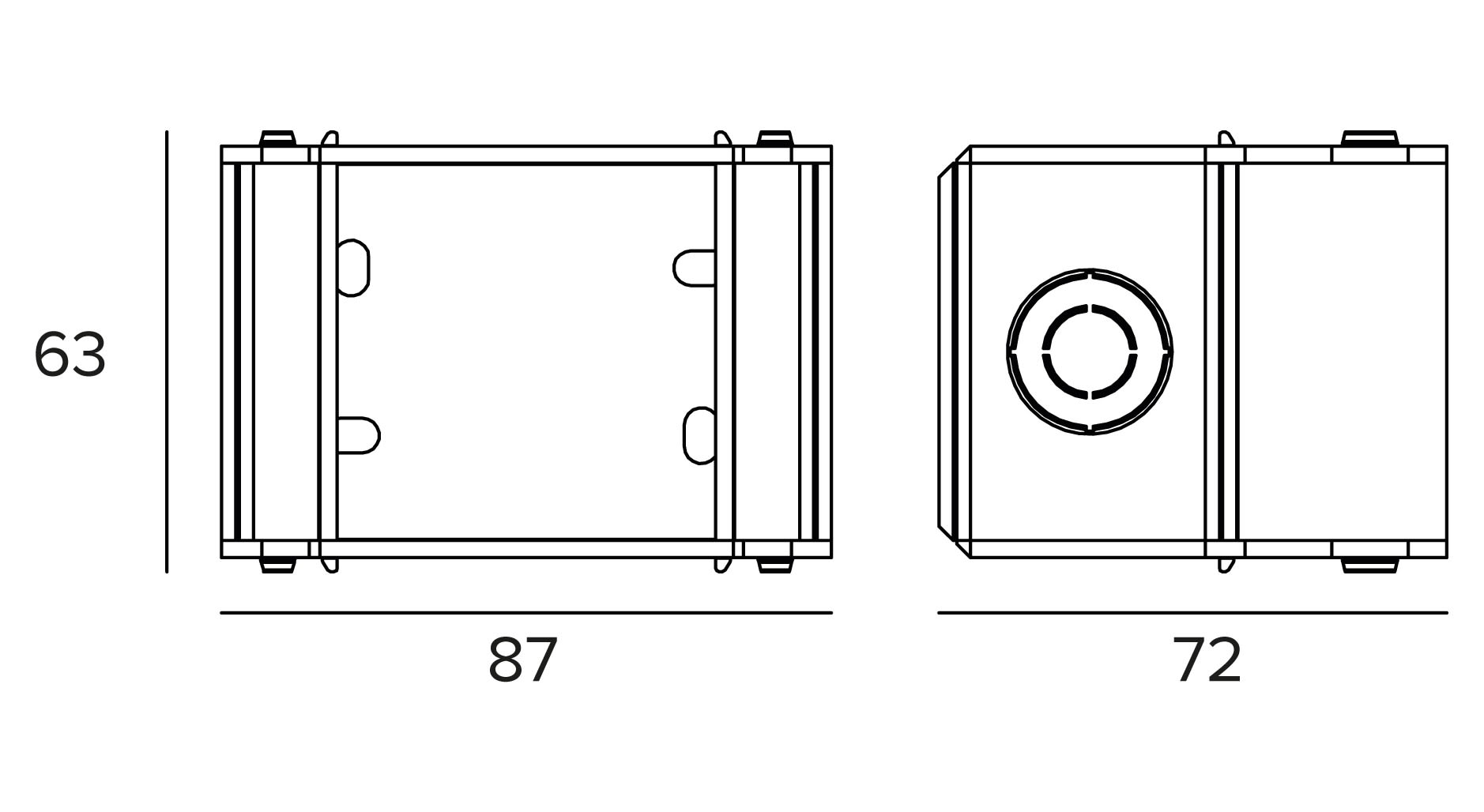 Targetti - ZEDGE INSTALLATION BOX