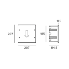 Targetti - ZEDGE PRO INSTALLATION BOX