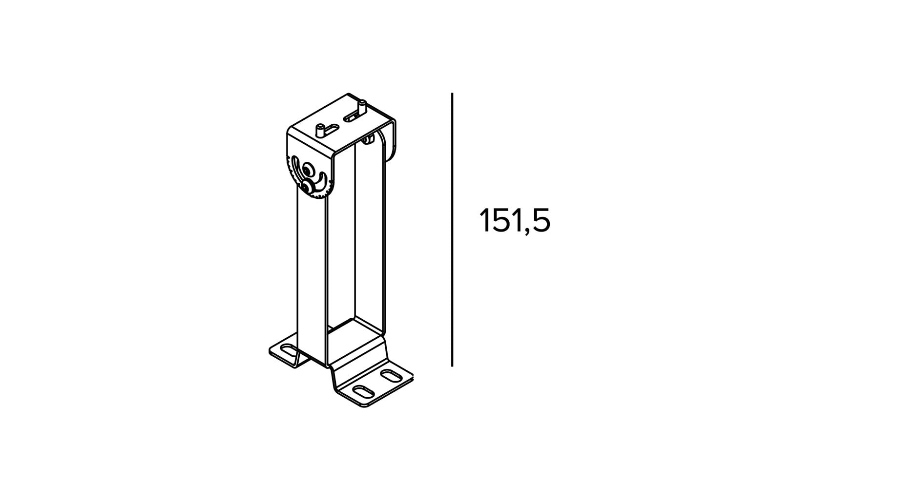 Targetti - JEDI CMP DRIV INT LONG BRACKETS