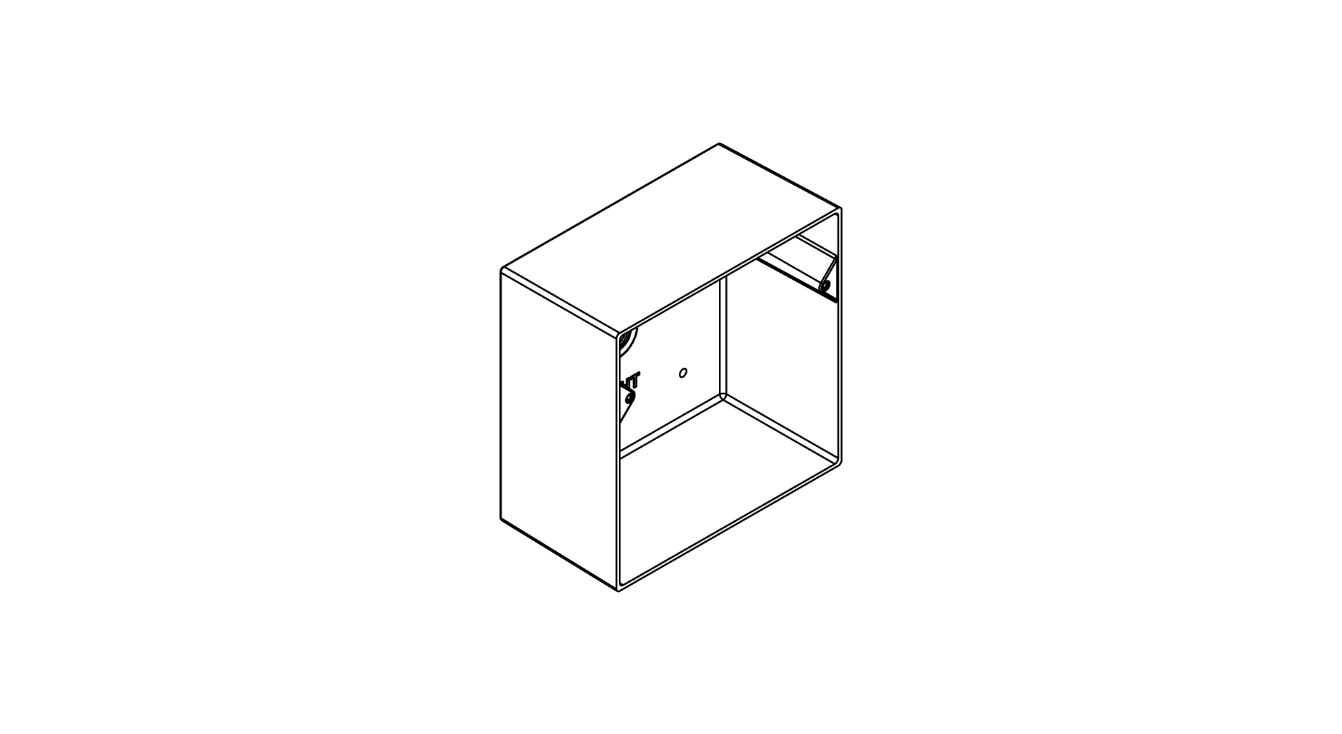 Targetti - ZEDGE PRO APPLIQUE HOUSING FE