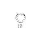 Targetti - MR.BO MOUNTING PLATE