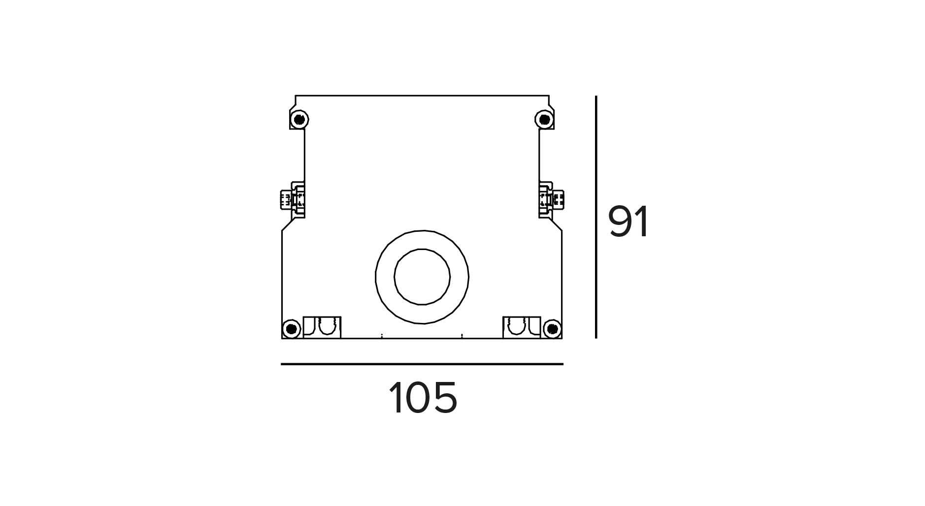 Targetti - JEDI LIN PRJ ACC INSERTION BOX L900