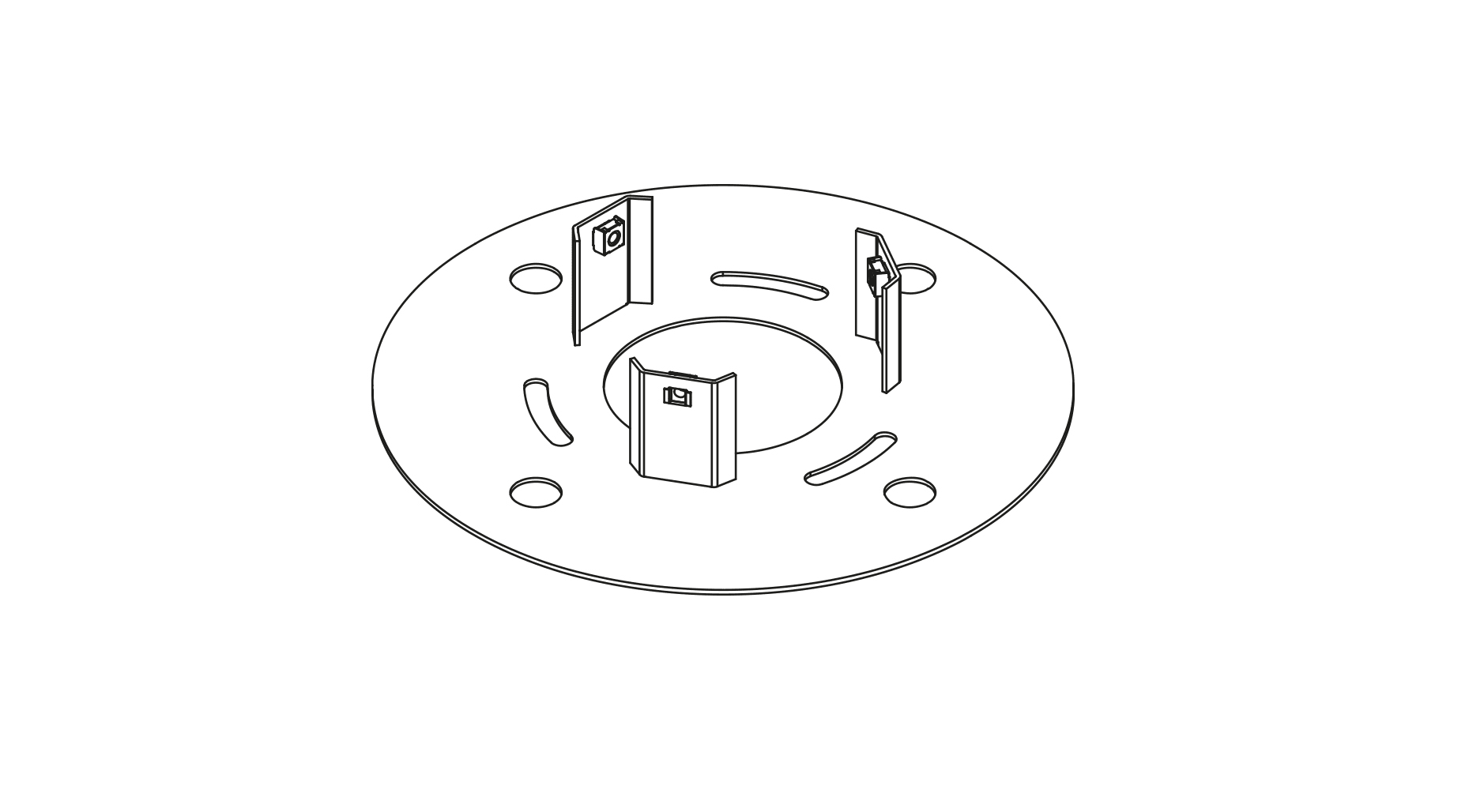 Targetti - MR.BO MOUNTING PLATE LARGE
