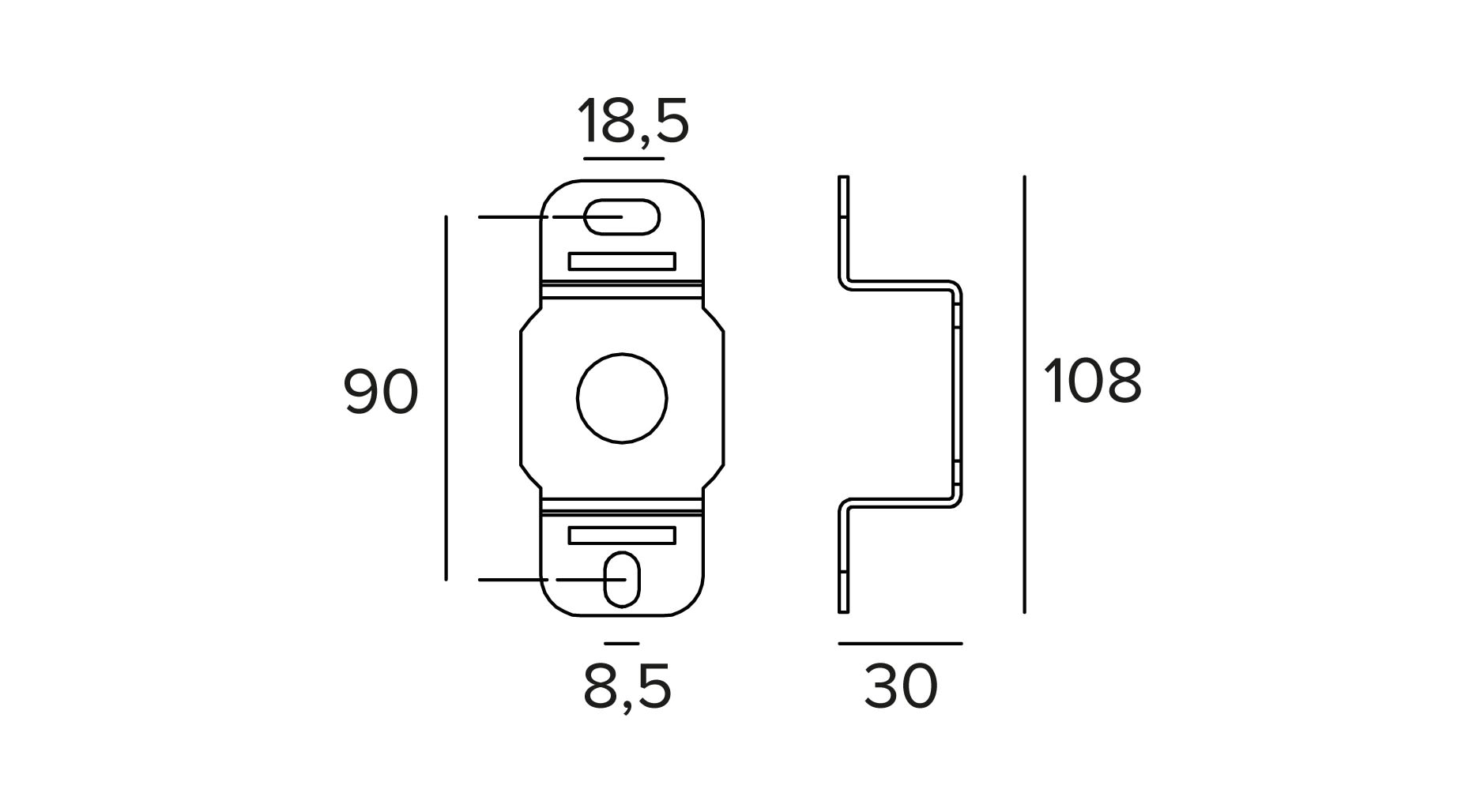 Targetti - PLATE FOR ROTATION FERRITE